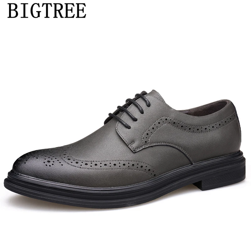 

Brogue Shoes Men Classic Mens Formal Shoes Genuine Leather Luxury Italian Brand Office Shoes Men Dress Coiffeur Chaussure Homme