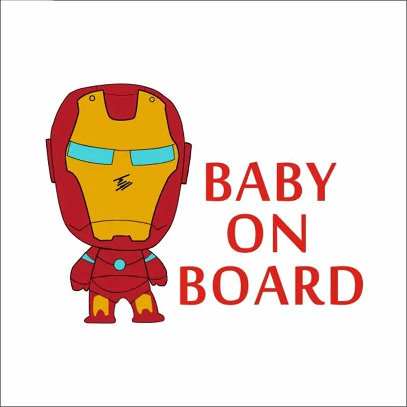 Marvel Comics АНИМЕ DIY автомобиля Водонепроницаемый наклейки автомобиль окно