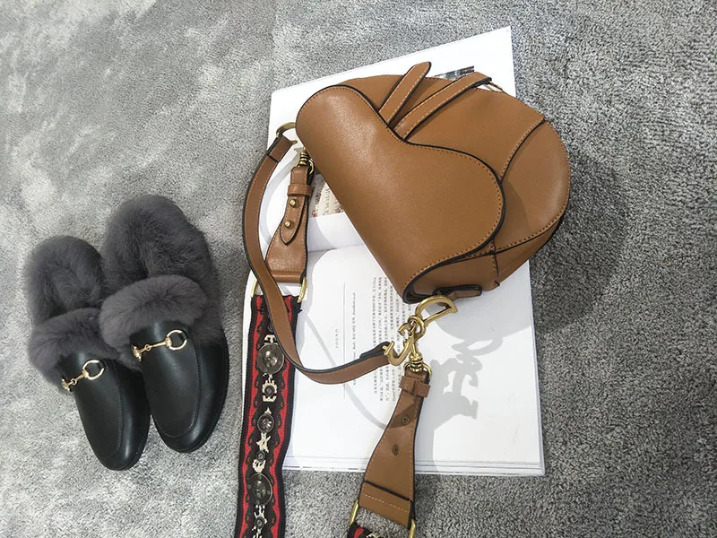 classic saddle bag women Chic vintage fashion shoulder straps crossbody bag handbag ladies hand bags messenger bags torebka dams (27)