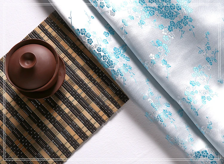 Сливы Стиль парча ткань дамасский жаккард одежда костюм обивка мебели занавес DIY одежда материал по метру