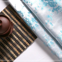 Сливы Стиль парча ткань дамасский жаккард одежда костюм обивка мебели занавес DIY одежда материал по метру