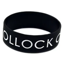 OneBandaHouse 1 дюймовый широкий браслет на заказ силиконовый резиновый браслет