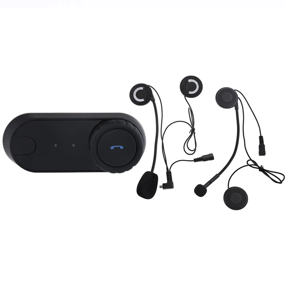 

Freedconn T-COM02S Motorcycle Helmet Intercom Headset Built-In 400mAh Li-Ion Battery Water-Resistant Interphone EU Plug