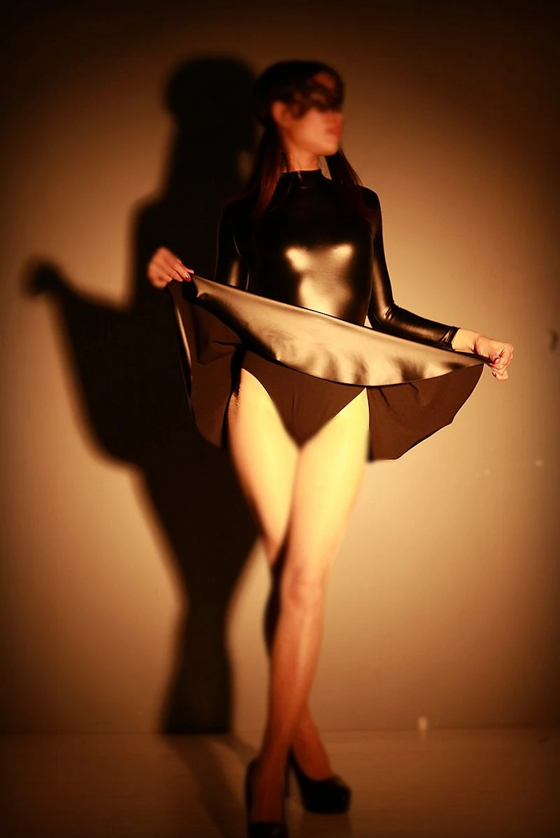 Сексуальное кожаное платье для косплея на Хэллоуин, студенческое мини-платье с оборками, женское латексное черное платье с длинным рукавом для ночного клуба, Платья для вечеринок