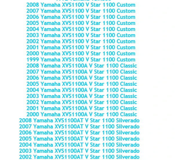 Для YAMAHA XVS1100A V STAR 1100 Классический масляный фильтр YFM600FW гризли 4x4 YFM700R Raptor XV700 XV750 XV920 XV1000 VIRAGO XT250 400