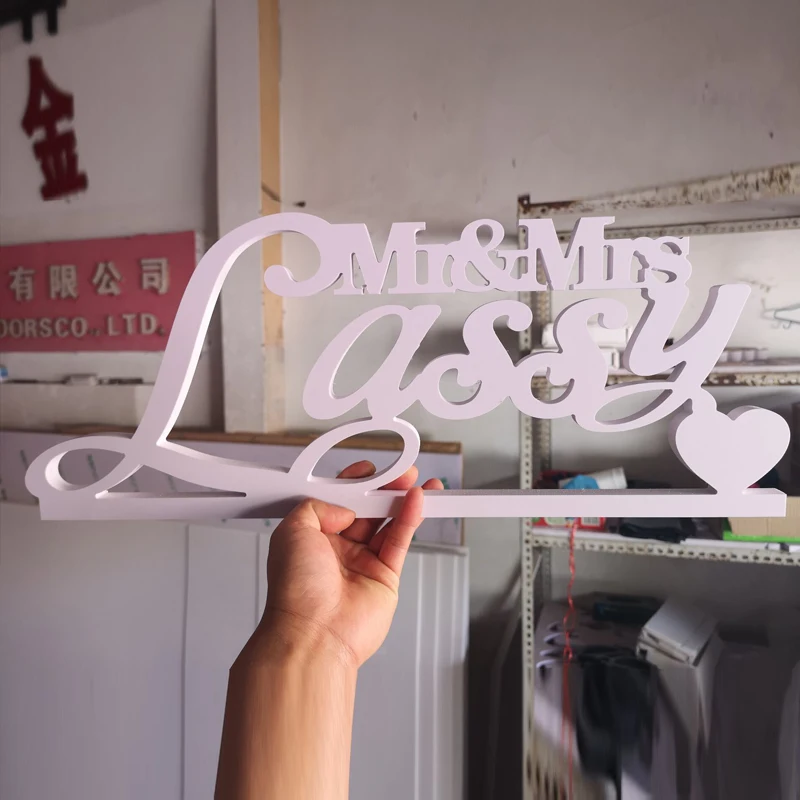 

Custom Wedding Name Sign Mr and Mrs Sign. Wedding Decoration Name Sign. Script Mr & Mrs Wood Name. Personalized Name Sign.