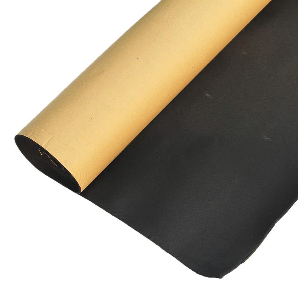 Auto Adhesive Cotton Insulation Thick Soundproof Car Rubber Foam 30 X 50cm Car Noise Deadener Foam Board Non-Toxic Self-Adhesive