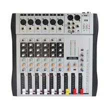Freeboss MX-600 6ch моно 6 каналов хорошее качество горячая Распродажа USB профессиональный аудио dj микшер