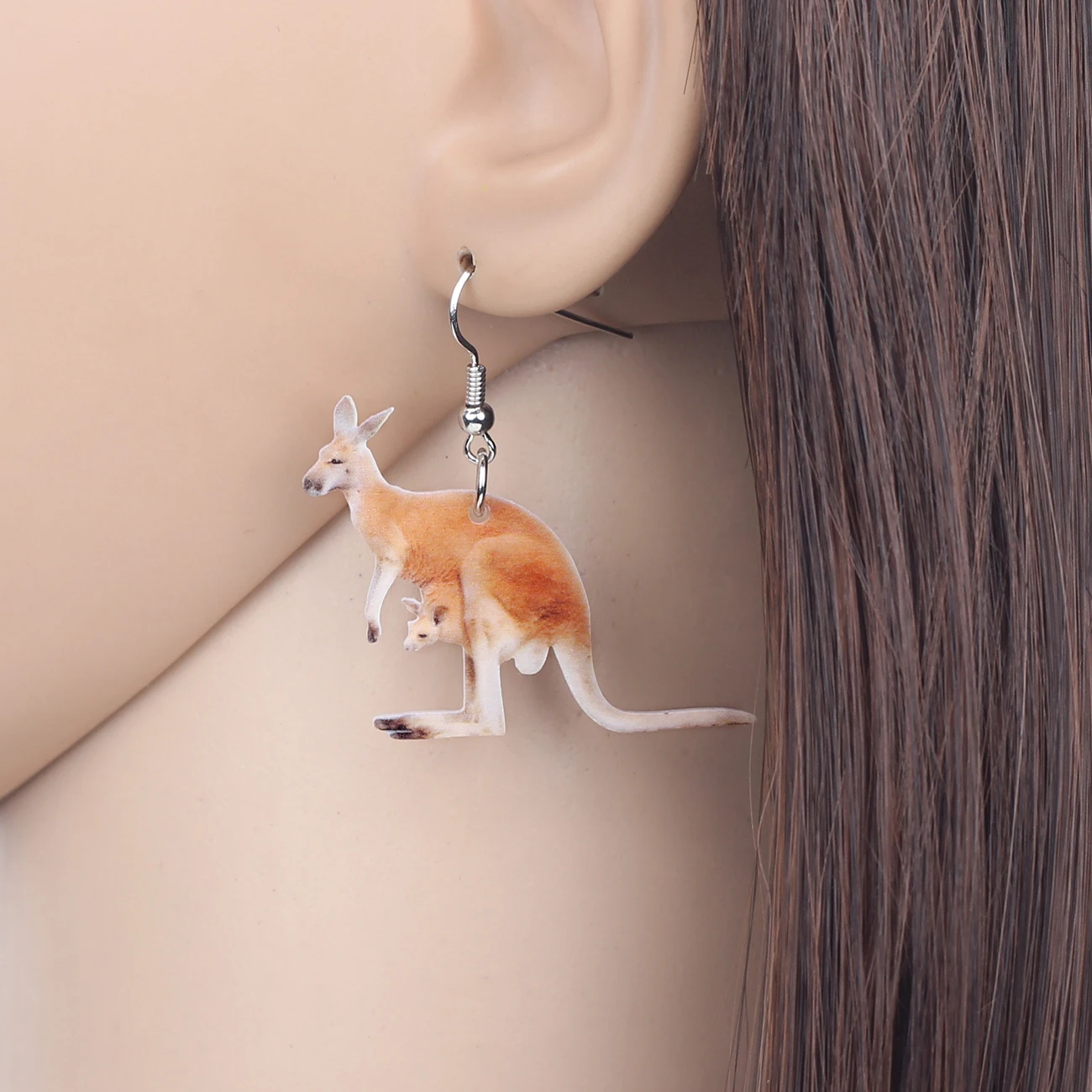 WEVENI Acrylic Australian Kangaroo Drop Dangle Animal Jewelry For Women Girls Gift Accessories Charms Bijoux - AliExpress Mobile