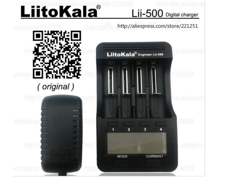 v de Saída Lcd plus Frete Liitokala Lii 500 Multi função 18650 Carregador 26650. 1835017335 Carregador Teste Usb 5 Grande Display Grátis - Image 2