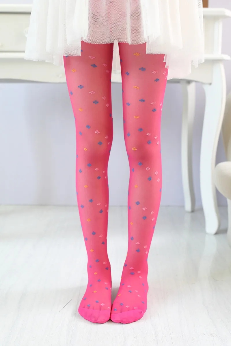 2017 Summer Tights For Girls Kids Cartoon Thin Silk Kids Pantyhose