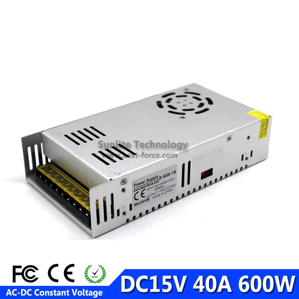 15V600W