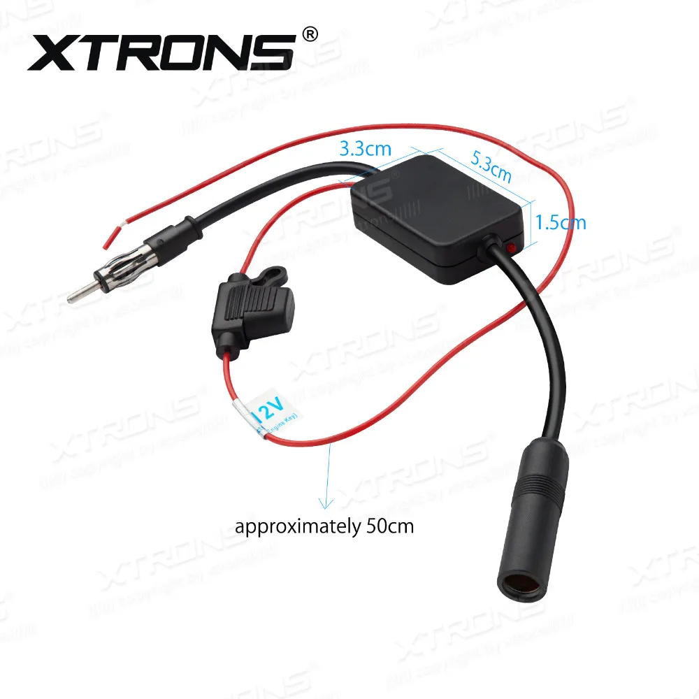 

XTRONS RAMP01 12V Universal Car FM AM Radio Signal Amplifier Reception Booster