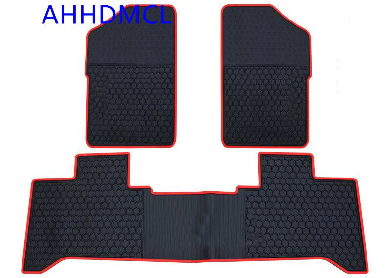 AHHDMCL Car Rubber Floor Mat Non Slip Mats Feet Rugs For Isuzu D Max