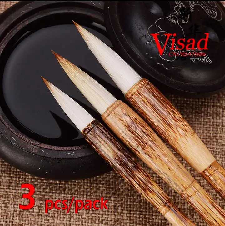 

6 Pcs Mixed & Weasel Hair Chinese Brush Pen Set Chinese writing brushes Lian brushes Calligraphy Pen