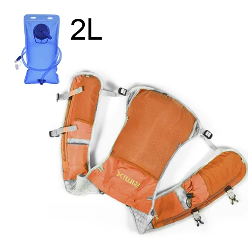 Поясная Сумка для бега, Мобильная Сумка для бега, водонепроницаемая Спортивная поясная дешевая сумка, марафон, Трейл, 560 мл, походный рюкзак, жилет для мужчин - Цвет: orange 2L