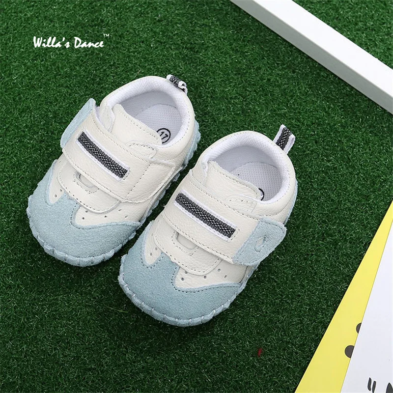 Cowhide Genuine Leather Newborns Shoes for Babys First Walkers 2017