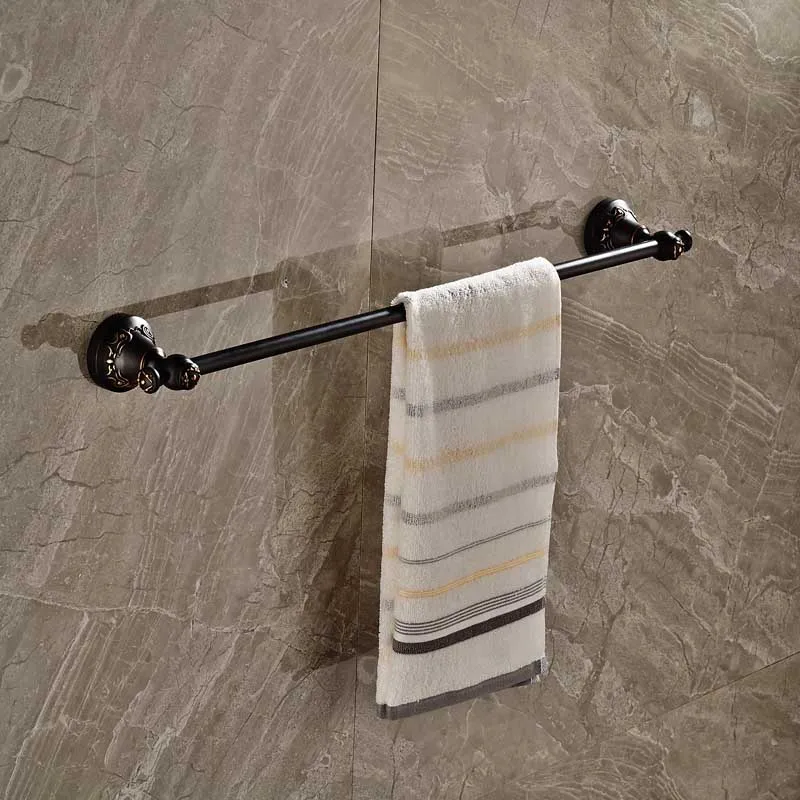 

Oil Rubbed Bronze Single Towel Bar Bathroom Bath Towel Rail Wall Mounted