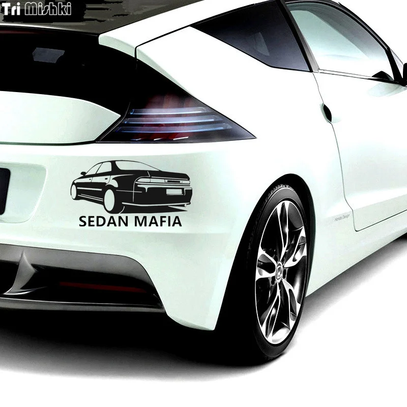 Tri Mishki HZX164 10.9*20см SEDAN MAFIA СЕДАН МАФИЯ наклейки на авто виниловые мотоцикл