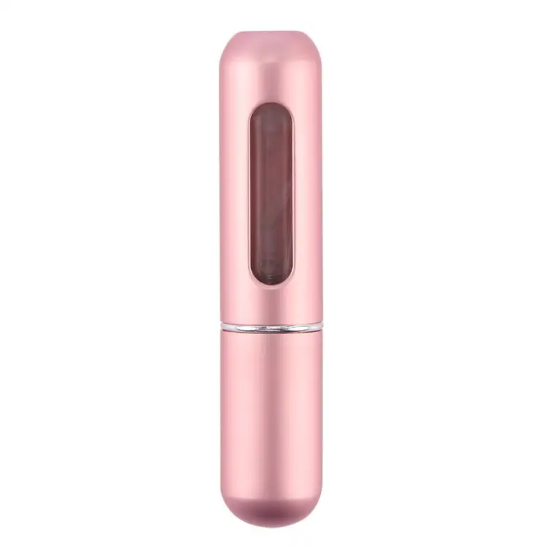 Portable Fashion 5ml Refillable Atomization Perfume Spray Bottle Refillable Canned Air Bottom Pump Travel Beauty Makeup Tools - Напряжение: pink