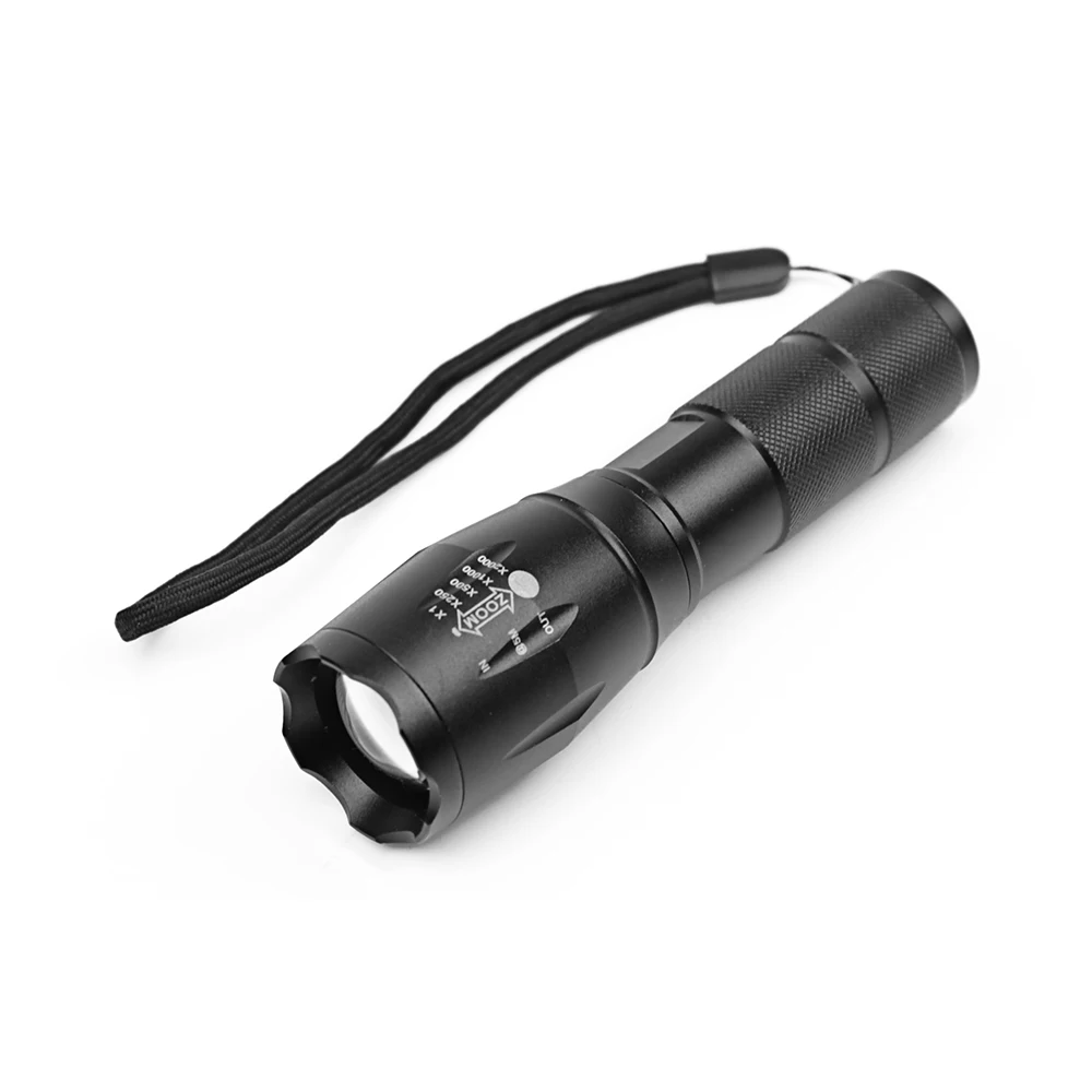 HOMFUL 3x AAA Flashlight 18650 E17 ZOOM LED Torch Flashlights 5 Mode