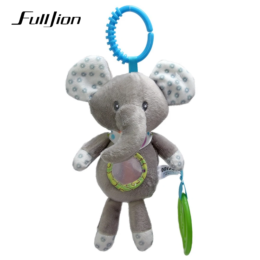 Fulljion коляска игрушка погремушки Монтессори кровать животные Pulsh детские игрушки