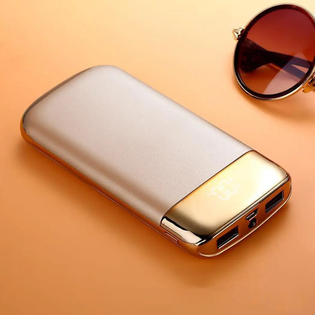 Портативное зарядное устройство большой емкости с двумя выходами USB для