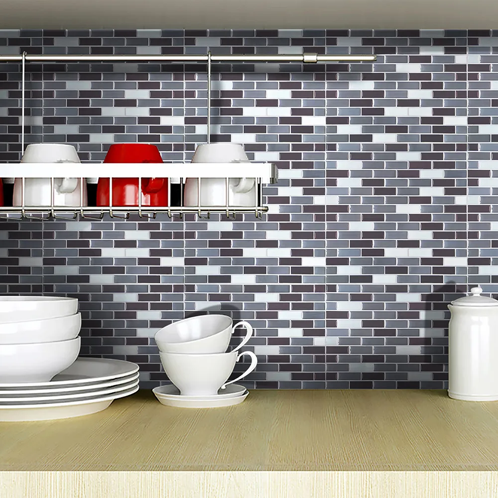 Настенные 3D плитки мозаика 9x9 дюймовая плитка Backsplash для ванной и кухни настенная