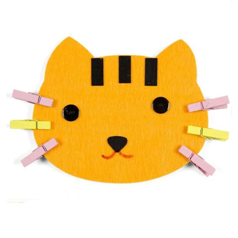 

Teaching Kindergarten Manual Diy Weave Cloth + Wood Clip Early Learning Education Toys Montessori Teaching Kindergarten Math Toy