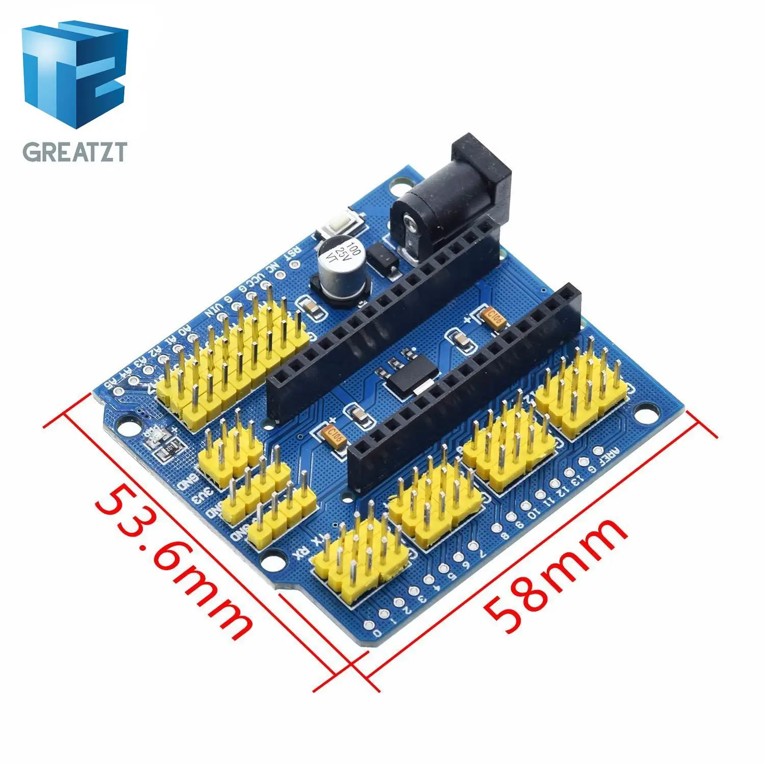 NANO I O Expansion sensor Shield Module for Arduino UNO R3 Nano V3.0