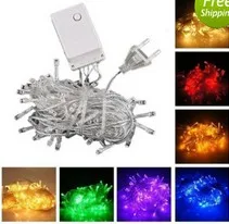 

LED String lights 10M/20M/30M/40M/string lights 100LED/200LED/300LED/400LEDLED 110V/220V LED character string lights Christmas