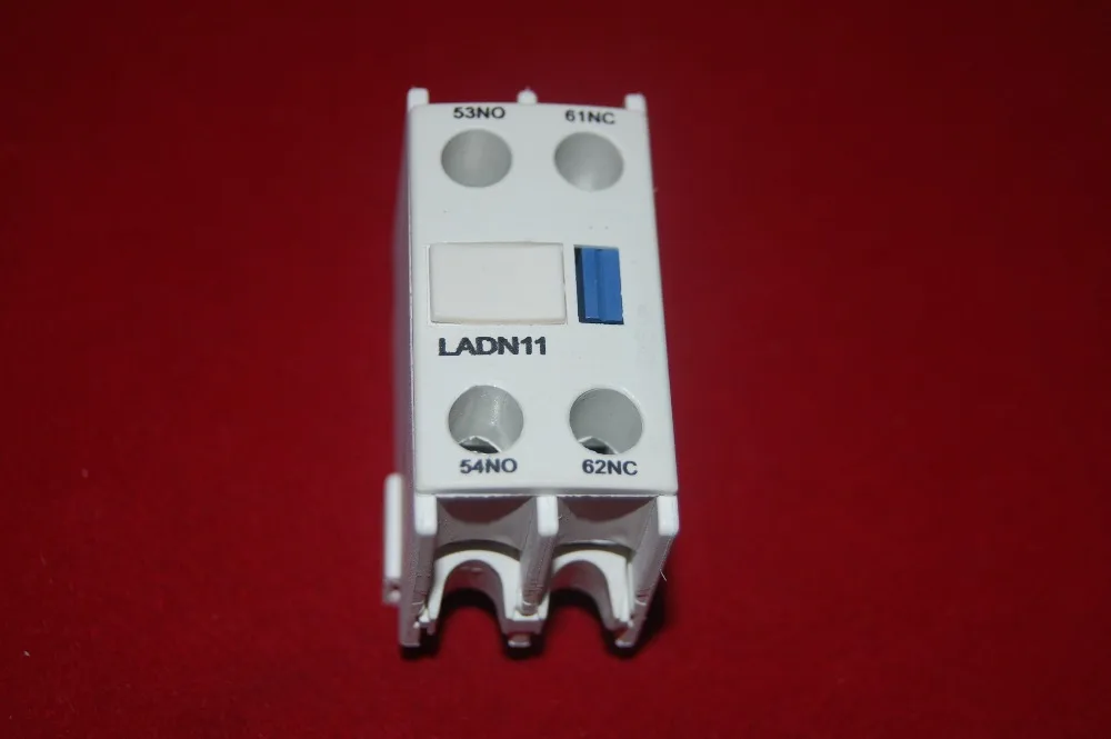 1PC Auxiliary Contact Block Fits LADN11 1NO//1N Use for LC1D NEW TYPE CONTACTOR