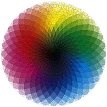 1000 шт./компл. радужный узор пазл игрушка Бумага Пазлы Обучающие мозга игрушечный Паровозик-конструктор игрушка в подарок для детей-красочные