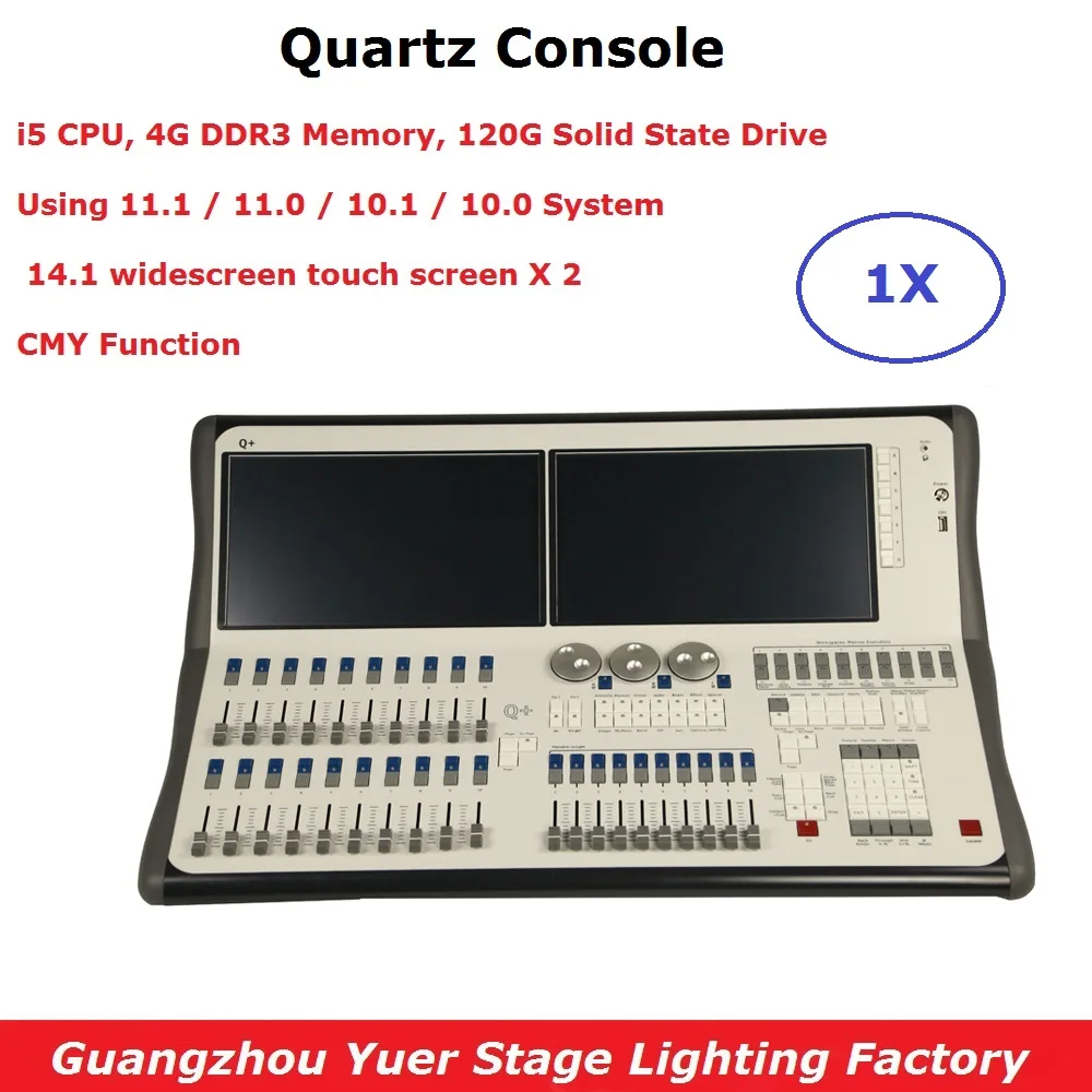 

Titan 11.1 System Quartz Console DMX 512 Controller Mini Tiger Touch Controller With Flight Case For LED Par Moving Head Light