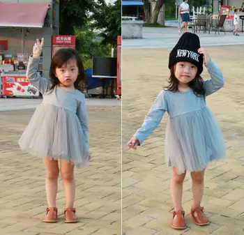 

Long Sleeve Baby Girls Dress Party Dress Infant Baby 1st Brithday Princess Dress Autumn Tutu Christening Baby Clothes