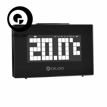 

Digoo DG-C9 Digital Alarm Clock Backlit LCD Display Lattice Time Snooze Alarm Weekday Automatical Temperature Clock