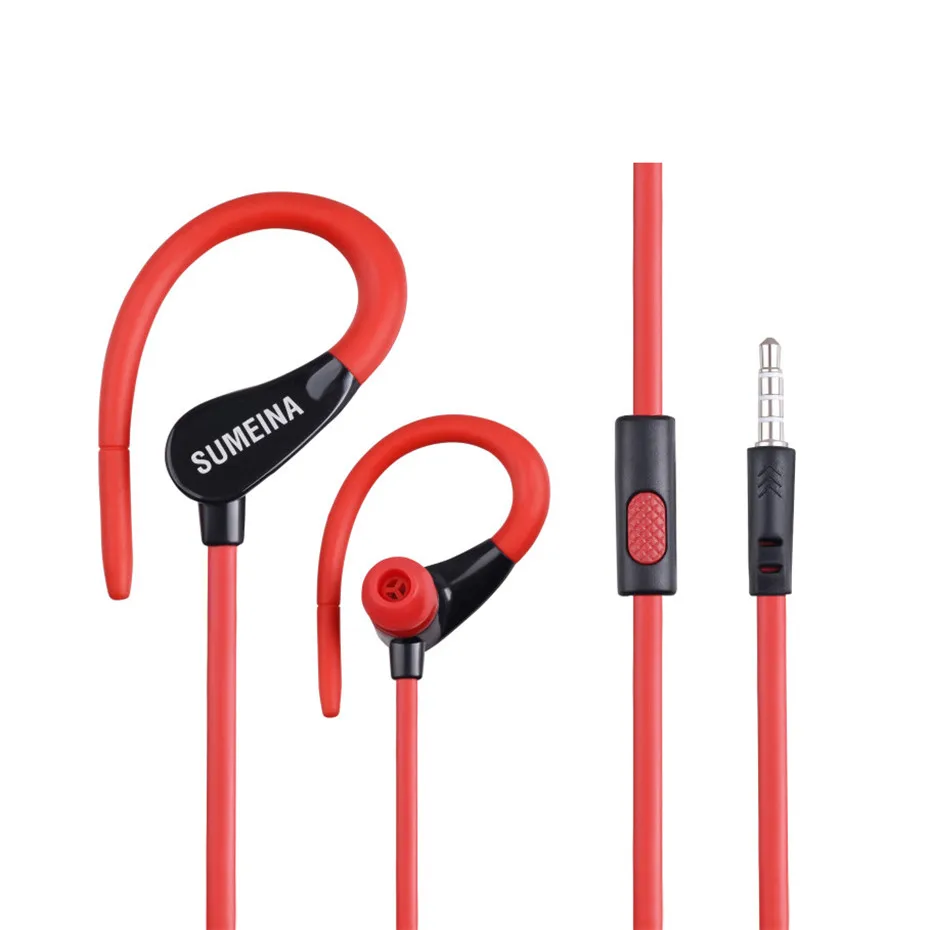 Mambaman SMN-11 Earphones Headphone 3.5mm Stereo Earhook Bass Sound Headset for Running Sport for Xiaomi Samsung iPhone Computer (4)