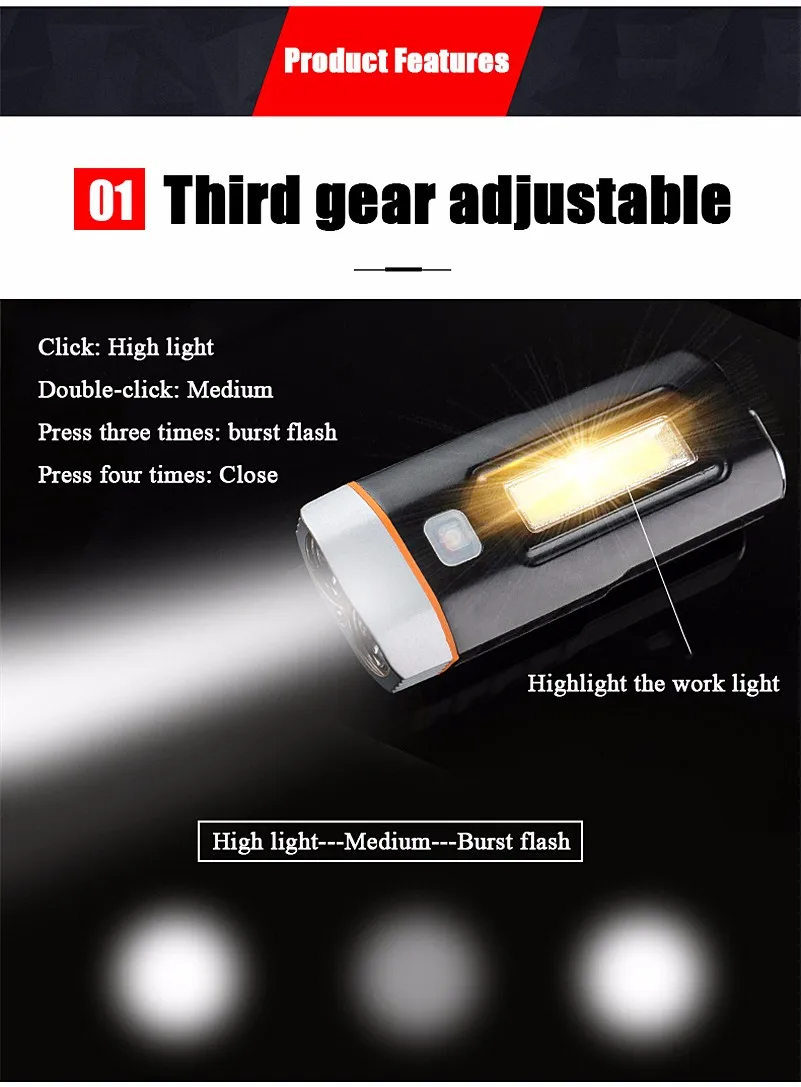 Sale WEST BIKING Cycling Light Waterproof Multi-function XPG R5 Front Light USB Charging Lamp Bike Headlight Power Bank Bicycle Light 27 Sale WEST BIKING Cycling Light Waterproof Multi-function XPG R5 Front Light USB Charging Lamp Bike Headlight Power Bank Bicycle Light 27