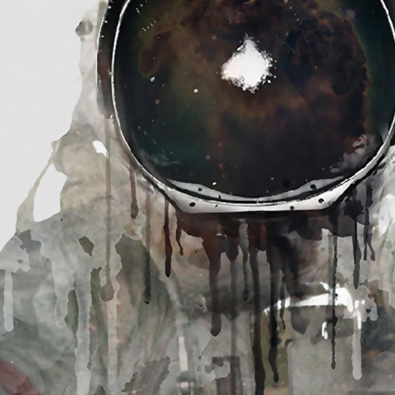 Nordic Style Canvas Art Print Watercolor Paintings, Posters and Prints Astronaut Wall Pictures for Home Decoration, Wall Decor