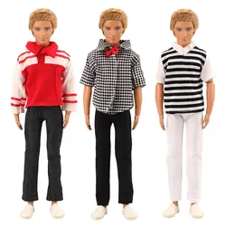 Высокое качество 3 шт Куклы нашего поколения одежды брюки пальто аксессуары для малышей для изготовления куклы одежда для Кена лучший