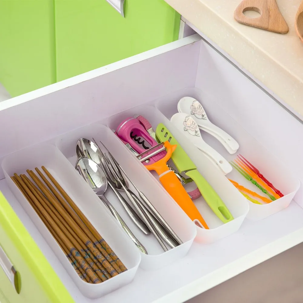 OTHERHOUSE 1 шт. кухонные контейнеры для хранения Коробка для ножей вилки ложка палочки для еды кухонный органайзер для холодильника пластиковый контейнер
