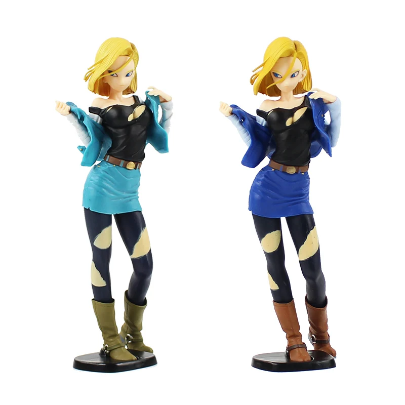 

Anime Dragon Ball Z Figure Toy Android 18 Glitter and Glamours Robot No. 18 Lazuli DBZ Collectible Model Dolls