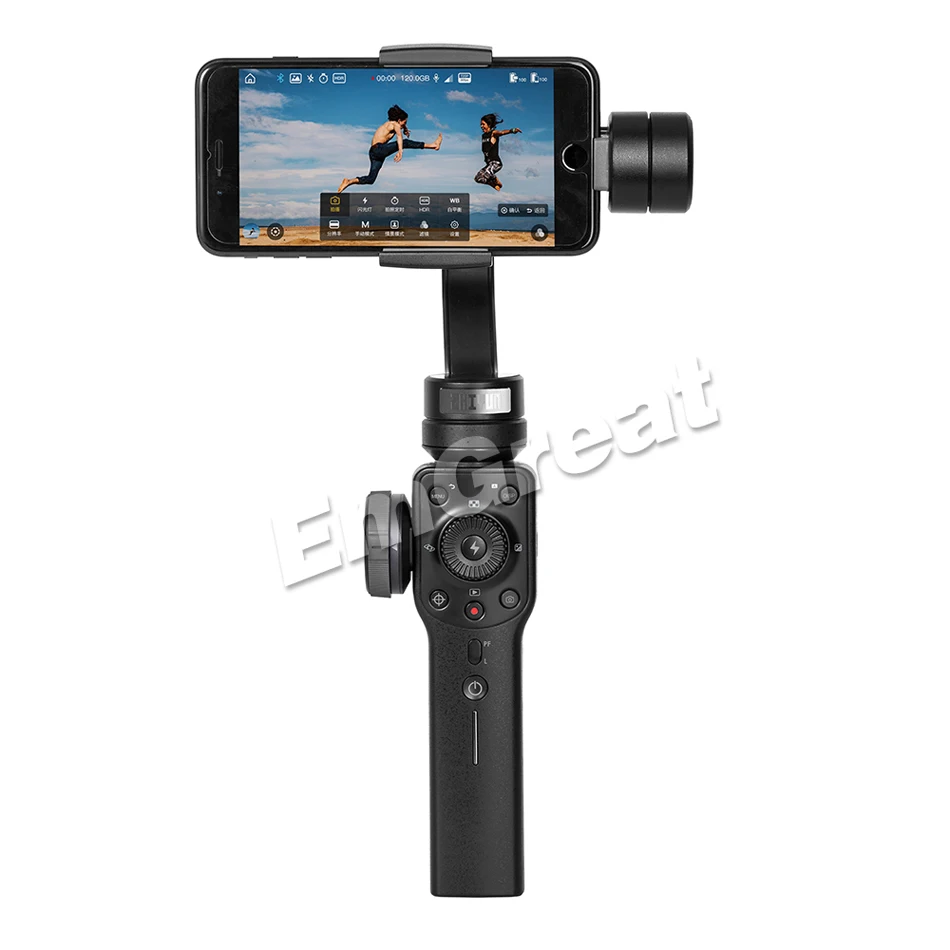 Zhiyun Smooth 4 Q2 3-осевой портативный смартфон сотовый телефон видеокамеры Стабилизатор для iPhone 11 Pro Max XS XR X 8 samsung S10 S9 PK Feiyu Vimble 2