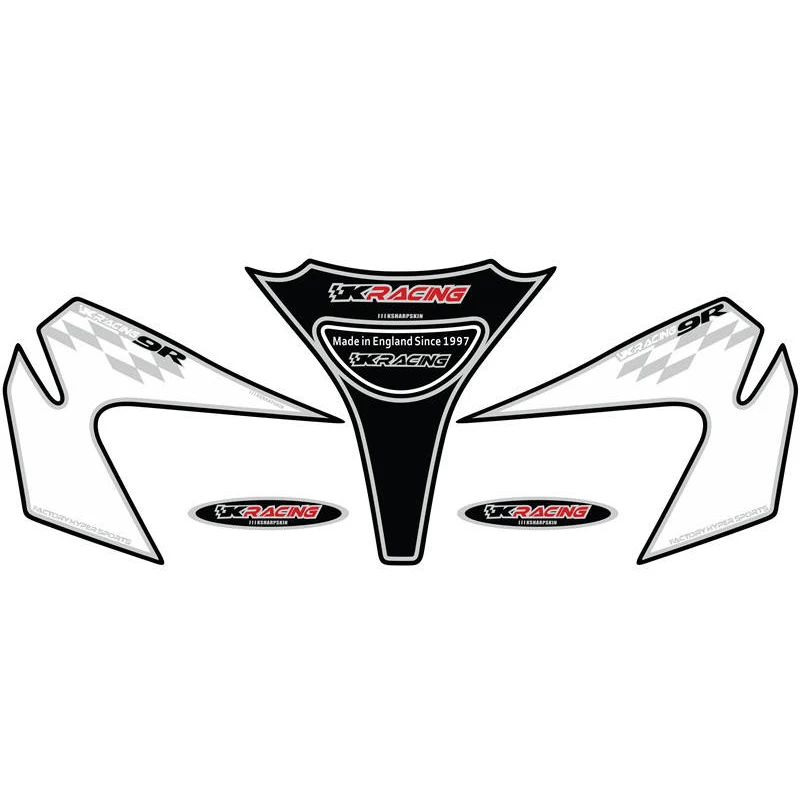 

Front Fairing Motor Number Board 3D Gel Protector for KAWASAKI ZX9R Ninja E Series- F Series 2000-2003