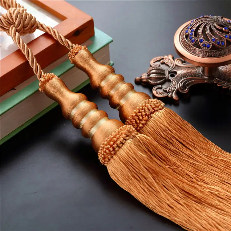 Multi Color Optional 61.5cm Decorative Curtain tassels High Quality
