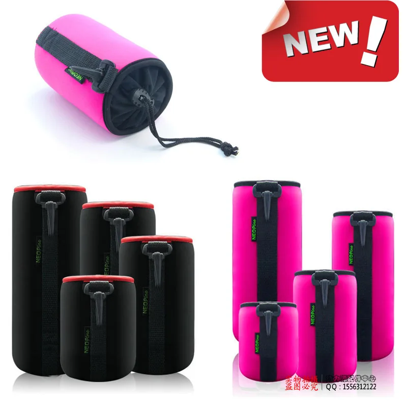 NEOPine Original Portable Neoprene Soft Shockproof Protective Camera Lens Bag Pouch Cover for SONY Nikon Canon LENS Bag camera : image NEOPine Original Portable Neoprene Soft Shockproof Protective Camera Lens Bag Pouch Cover for SONY Nikon Canon LENS Bag camera