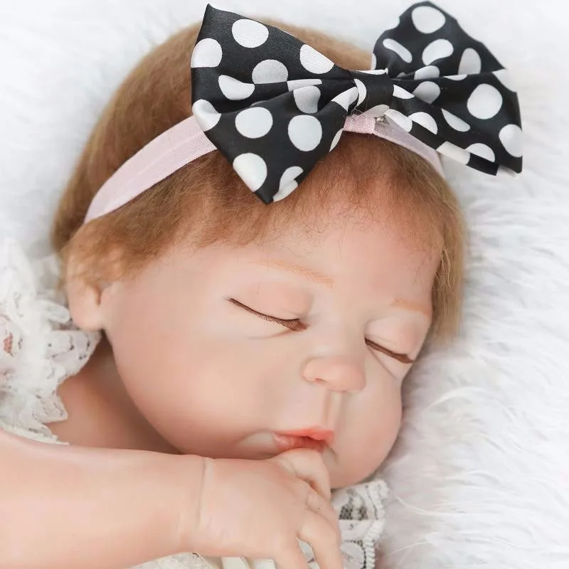 

Handmade Doll Reborn Cute 22inch Full Body Silicone Reborn Baby Dolls Toys 55cm Bebe Doll Kawaii Newborn Babies Toys