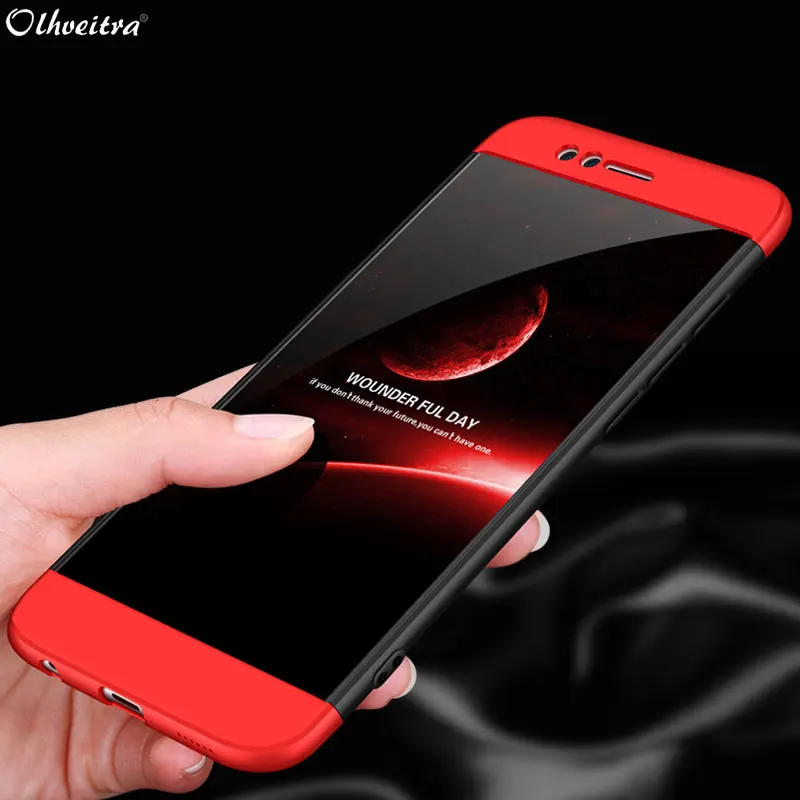 

360 Degree Full Cover For Huawei Nova 2 Nova2 Plus Case 3 In 1 Hard PC Phone Cases Original Case For Huawei Nova 2 Plus Fundas