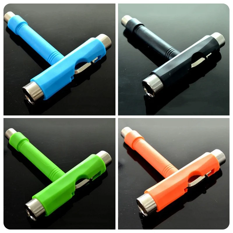 

T-type Skateboard Tool All In One Screwdriver Socket Multifunction Skate T-Tool Mini Kick Scooter Tool