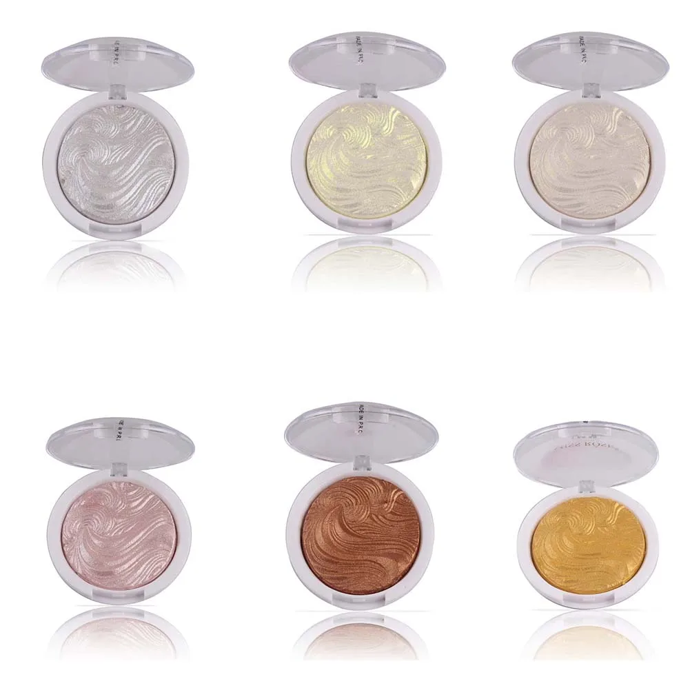 

NEW MISSROSE 3D Shimmer Powder Highlighter Palette Face Base Makeup Highlight Contour Tools